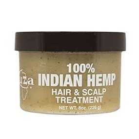 img 2 attached to 🌿 Kuza Indian Hemp Jumbo Hair & Scalp Treatment 18 oz. - Ultimate Smooth, Soften & Moisturize Solution