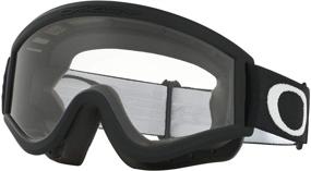 img 3 attached to Очки Oakley L-Frame MX: матовая черная оправа / прозрачные линзы [универсальный размер]