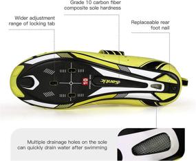 img 2 attached to Santic Triathlon Cycling Shoes Racing Men's Shoes