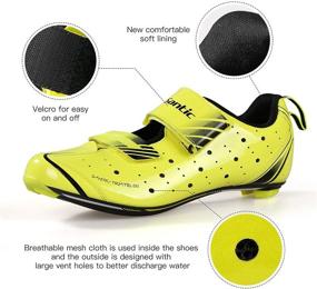 img 3 attached to Santic Triathlon Cycling Shoes Racing Men's Shoes