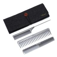 🔀 von sharte wide tooth barber comb and tail comb set (styling comb n932z02s) logo