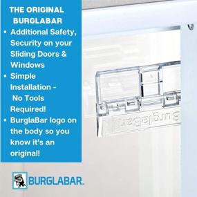 img 2 attached to Burglabar 2 Pack - Ultimate Sliding Patio Door and Window Locks for Enhanced Security and Child Safety