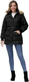 img 3 attached to Womens Puffer Winter Thicken Quilted