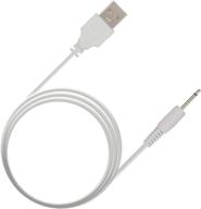 🔌 efficient replacement charger cord - fast charging usb cable - 2.5mm (white) logo