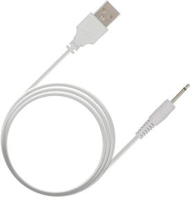 img 4 attached to 🔌 Efficient Replacement Charger Cord - Fast Charging USB Cable - 2.5mm (White)