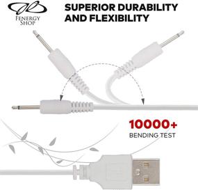 img 1 attached to 🔌 Efficient Replacement Charger Cord - Fast Charging USB Cable - 2.5mm (White)