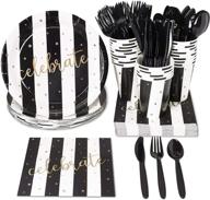 bundle plates napkins cutlery 288 pieces logo