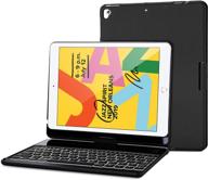 🔌 procase ipad 10.2 (2021 9th gen/ 2020 8th gen/ 2019 7th gen) keyboard case – 7 colors backlit, 360° rotation, wireless keyboard, smart cover for 10.2 ipad 9th/8th/7th – black logo