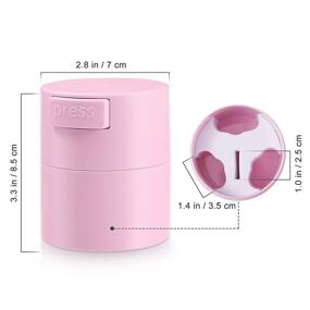 img 3 attached to Beaupretty Pink Sealed Eyelash Extension Container - Securely Store Your Beauty Products