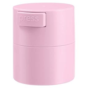 img 4 attached to Beaupretty Pink Sealed Eyelash Extension Container - Securely Store Your Beauty Products