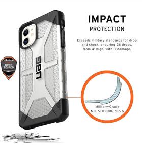 img 2 attached to UAG iPhone 11 Case [6.1-Inch Screen] - Plasma Feather-Light Rugged [Ice] - Military-Grade Drop Tested Protection for iPhone