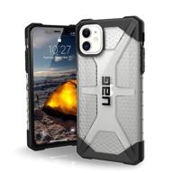 uag iphone 11 case [6.1-inch screen] - plasma feather-light rugged [ice] - military-grade drop tested protection for iphone logo