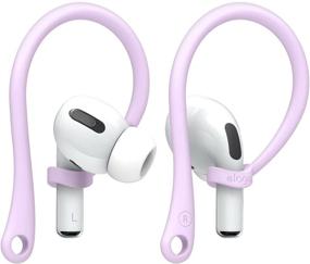 img 4 attached to 🎧 Петли elago для Apple AirPods Pro и AirPods 1 &amp; 2 - эргономичный и прочный дизайн из TPU, Лаванда (зарегистрированный патент США)