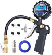 🔧 astroai digital tire inflator: 250 psi with pressure gauge, heavy duty accessories for accurate inflation, rubber hose & quick connect coupler logo