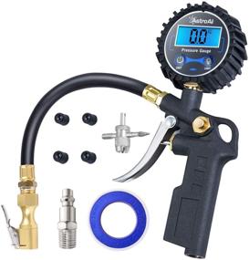 img 4 attached to 🔧 AstroAI Digital Tire Inflator: 250 PSI with Pressure Gauge, Heavy Duty Accessories for Accurate Inflation, Rubber Hose & Quick Connect Coupler