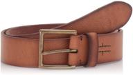 frye mens campus belt tan логотип