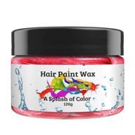 red hair paint wax - 120g | natural temporary hair dye for all hair types | eco-friendly & easy to use logo