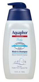 img 1 attached to 👶 Aquaphor Baby Cleansing Wash and Shampoo 16oz Pump - 2 Pack for Gentle Baby Care