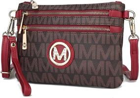 img 4 attached to 👛 MKF Collection Signature Crossbody Pocketbook: Chic Women's Handbags & Wallets