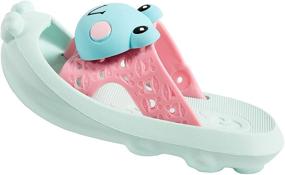 img 2 attached to Toddler Unisex Sandals Shower Slippers