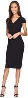 👗 donna morgan womens sleeve stretch: flattering and comfortable women's clothing logo