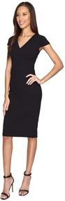 img 2 attached to 👗 Donna Morgan Womens Sleeve Stretch: Flattering and Comfortable Women's Clothing