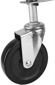 img 2 attached to 🔃 Swivel Caster with Rubber Spring-Loaded Capacity