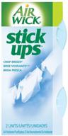 🌬️ air wick stick-ups, crisp breeze scent, 2-count (12-pack) logo