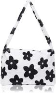 👜 stylish fluffy shoulder handbag for ladies - women's handbags & wallets logo