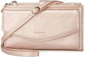 img 4 attached to Nuoku Travel Double Wristlet Crossbody