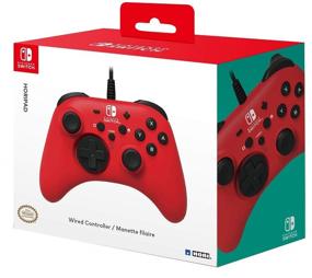img 4 attached to HORI Nintendo Switch HORIPAD Wired Controller (Red) - Officially Licensed by Nintendo