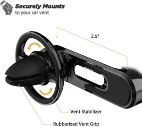 img 1 attached to 🚗 Universal Car Mount: SCOSCHE VP2M-SP FreeFlow Vent Mount for Vehicles