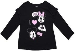 img 2 attached to Stylish Disney 3 Piece Mickey Minnie Leggings: The Perfect Girls' Clothing Set!