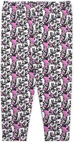 img 3 attached to Stylish Disney 3 Piece Mickey Minnie Leggings: The Perfect Girls' Clothing Set!