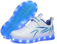 bfoel light-up led shoes for toddlers - usb rechargeable sneakers for boys and girls - perfect for birthday, thanksgiving, and christmas gifts logo