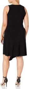 img 1 attached to 👗 Plus Size Sleeveless Asymmetrical Dresses by Star Vixen – Women's Clothing