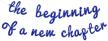 beginning new chapter banner engagement event & party supplies logo
