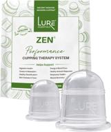 🔴 the original zen anti cellulite cup: effective cupping therapy for fat & cellulite reduction, fascia adhesions, full body massage, stretchmarks (set of 2) logo