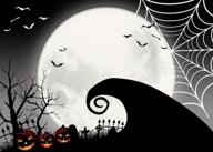 halloween nightmare photogrpahy background tombstones logo