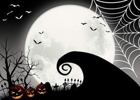img 4 attached to Halloween Nightmare Photogrpahy Background Tombstones