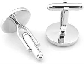 img 3 attached to Promotioneer Mens Rugby Symbol Cufflinks Men's Accessories