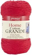 premier yarns cotton grande cranberry logo