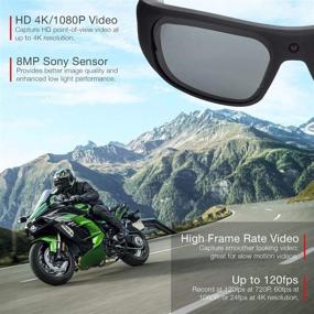 img 3 attached to iVUE Vista 4K/1080P HD Camera Glasses: Record High-Quality Videos with 120FPS | 64GB Memory