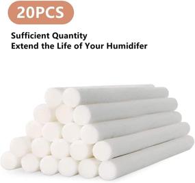 img 4 attached to Cotton Filter Humidifier Replacements Bedroom Heating, Cooling & Air Quality