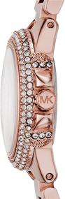 img 3 attached to Стильные женские часы Michael Kors 🕰️ Petite Camille Three-Hand для повседневной носки