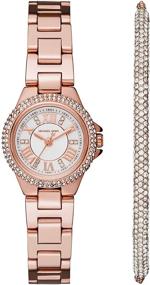 img 4 attached to Стильные женские часы Michael Kors 🕰️ Petite Camille Three-Hand для повседневной носки