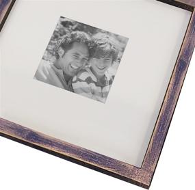 img 1 attached to Jerry & Maggie - Brown PVC Photo Frame Plaque College Frame for Wall Decoration: Selfie Gallery Collage with Hanging Template, Wall Mounting Design, and Family Tree