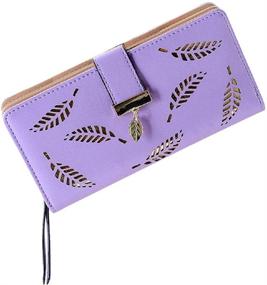 img 4 attached to Womens Bifold Leather Elegant Handbag Women's Handbags & Wallets in Wallets