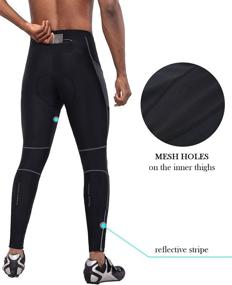 img 3 attached to BALEAF Weather Cycling Compression Leggings Sports & Fitness for Cycling