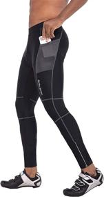 img 4 attached to BALEAF Weather Cycling Compression Leggings Sports & Fitness for Cycling